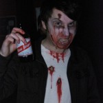 Zombies drink red ales, because red is also the color of blood.